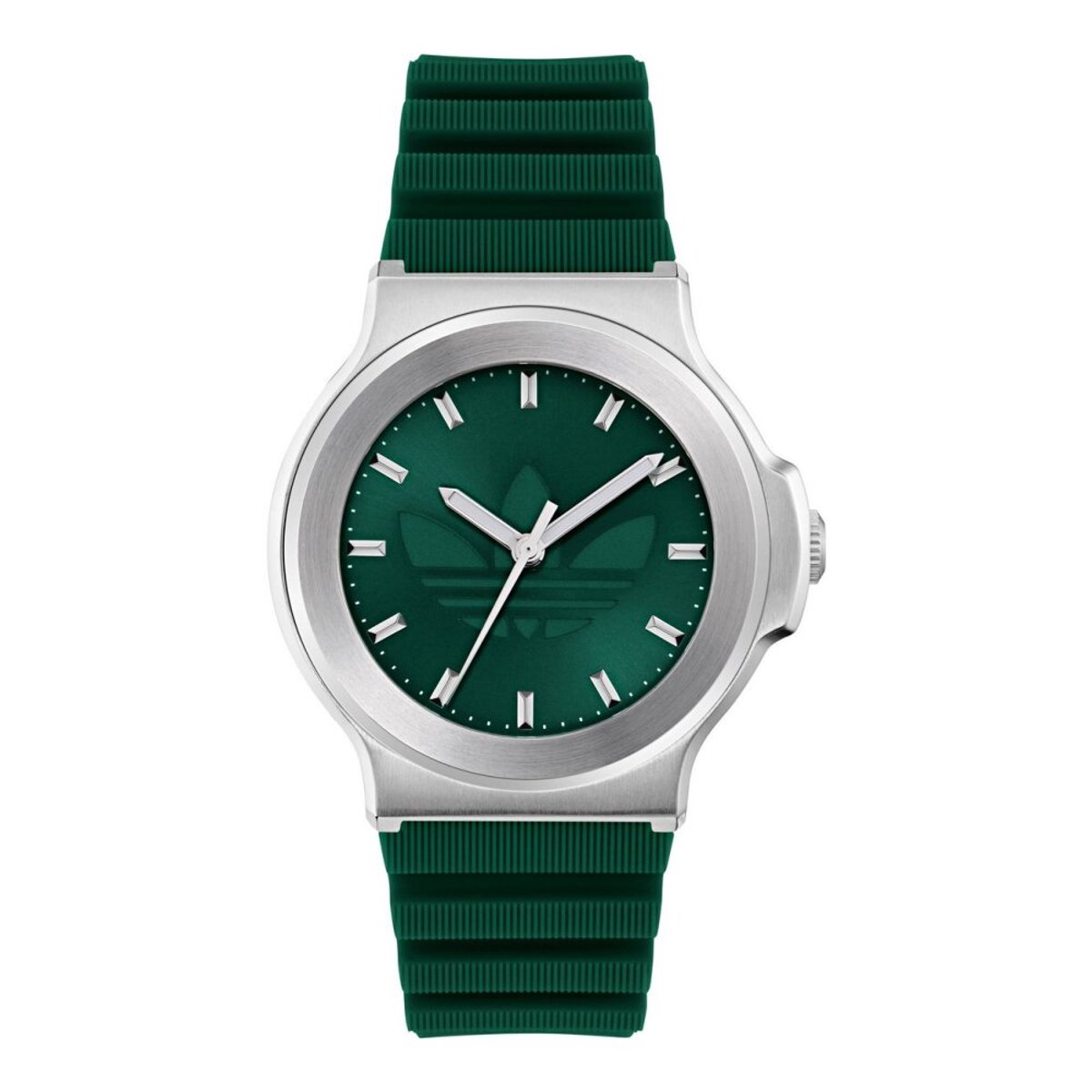 Adidas Originals Expression Three AOFH25501 Horloge - Siliconen - Groen - Ø 41 mm
