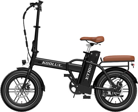 KOOLUX | X10 Elektrische Vouwfiets | E-Bike | 16 x 3.0 Inch Dikke Banden | 36V 13Ah...