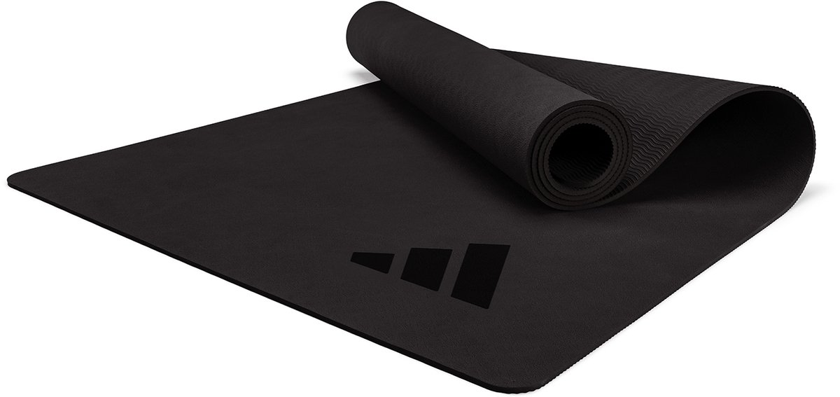 Adidas Premium Yoga mat 5 mm Zwart