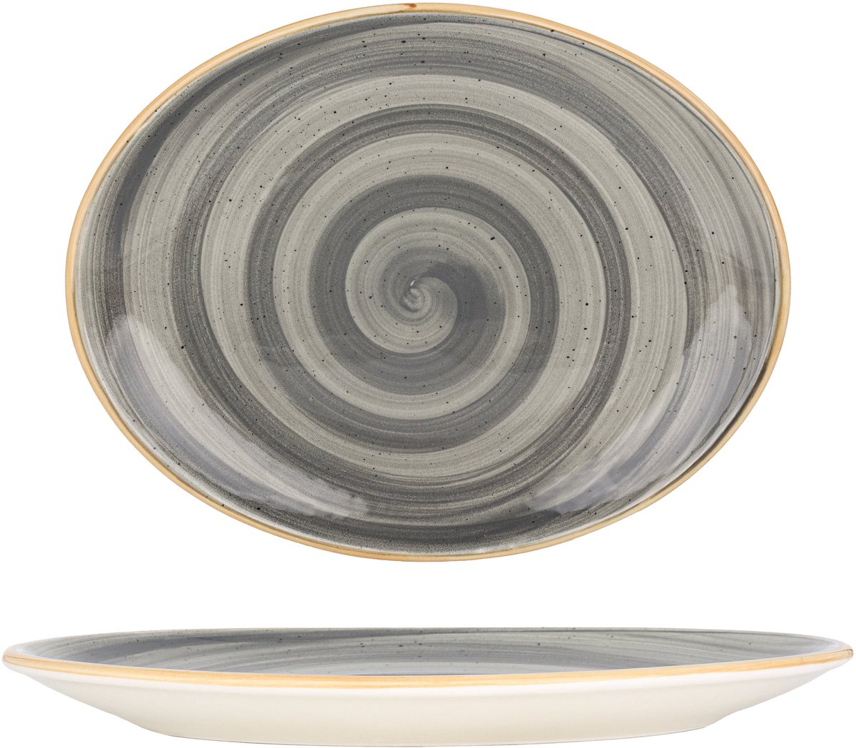 Bonna Serveerschaal - Aura Space - Porselein - 31 cm - set van 2