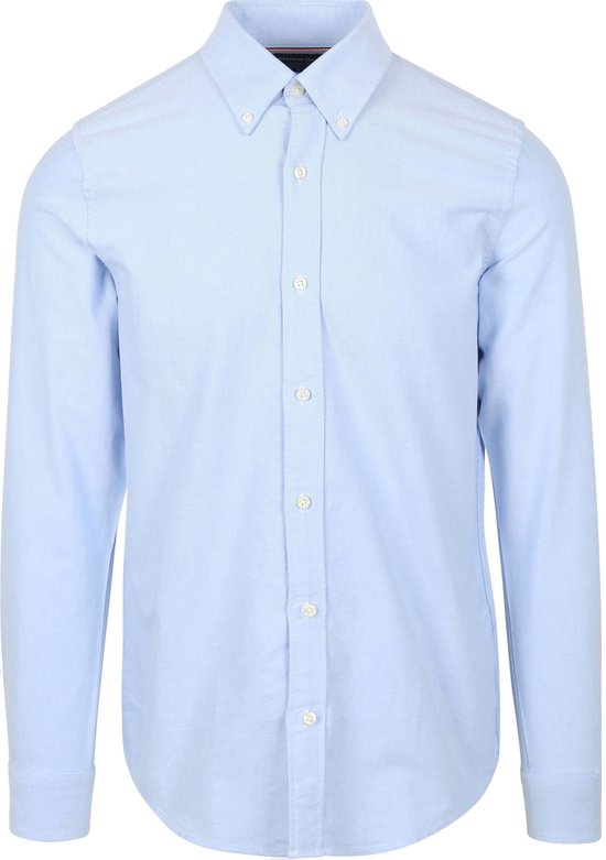 Steppin' Out Overhemd Oxford Lichtblauw - Maat M - Heren - Casual Shirt