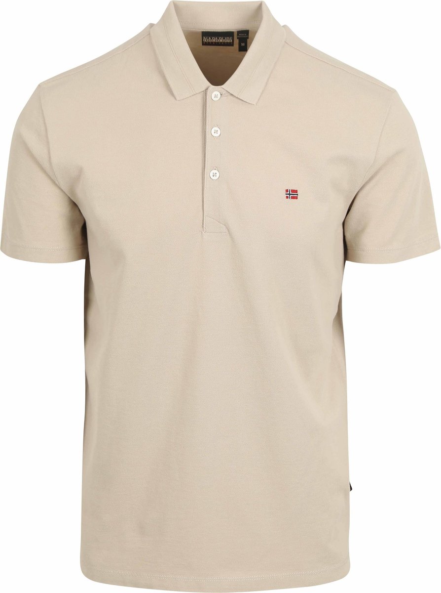 Napapijri Ealis Polo 3XL Heren Creme