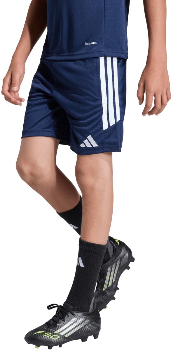 adidas Short Kinderen Tiro 26 League Training Donkerblauw - Maat 152cm