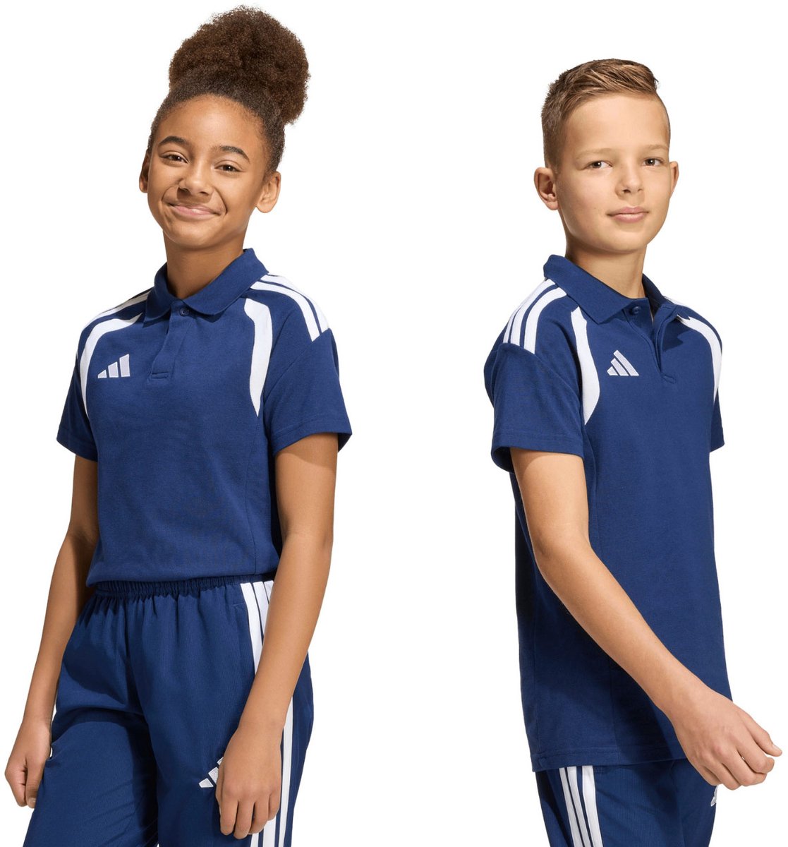 adidas T-shirt Kinderen Tiro 26 League Poloshirt Donkerblauw - Maat 164cm