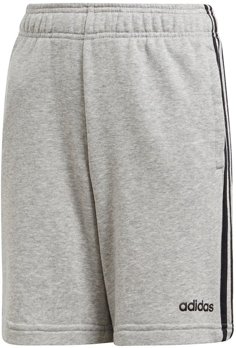 adidas Short Kinderen Essentials 3 Stripes Knit Short Grijs