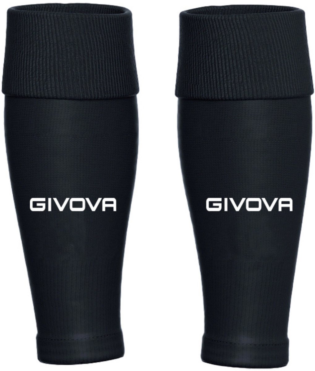 Givova Mouwen Voetbal Calza Tubolare Zwart C063- - Maat Senior