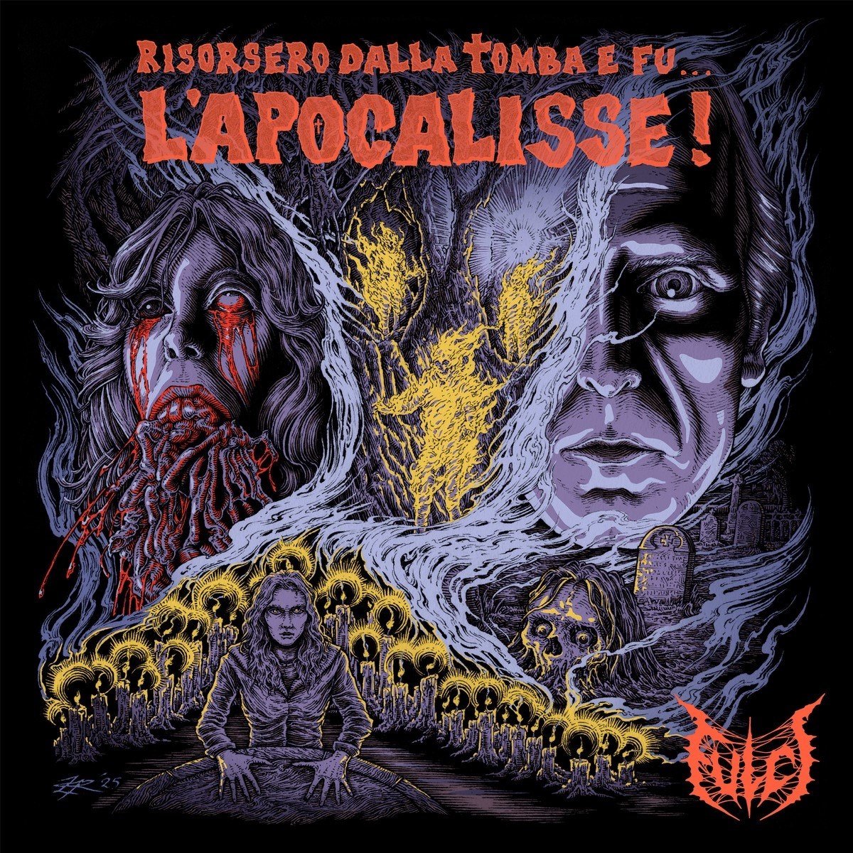 Fulci - Risorsero Dalla Tomba E Fu... L'Apocalisse! (12" Single) (Coloured Vinyl)