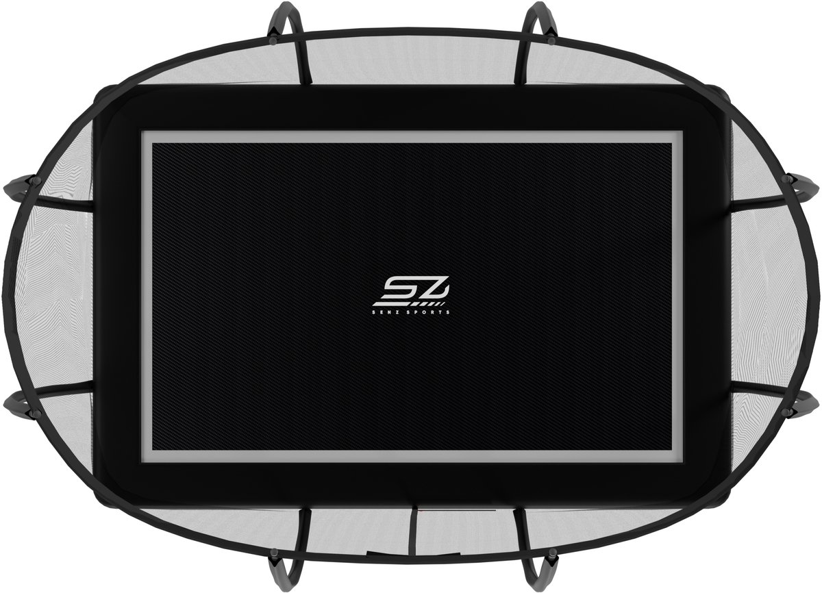 Senz Sports - J5000 Premium - Trampoline - 244 x 366 cm - Rechthoek - Met Elastieken — afbeelding 2
