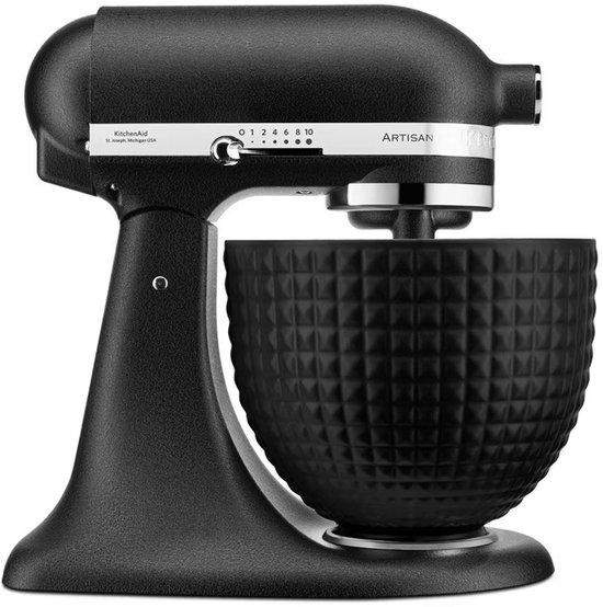 Kitchenaid Artisan 5KSM156CXEBK - Keukenmachine - 4,7L - Vulkaanzwart - 3 Menghaken van KitchenAid — afbeelding 2