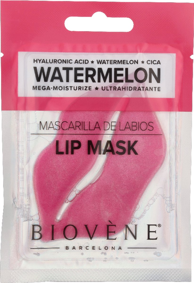 Biovene Watermelon Gel Lip Mask With Hyaluronic Acid - 1 Piece