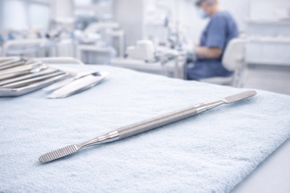Belux Surgical Instruments / Chirurgische Botvijl Miller-Colburn – 17 cm – Roestvrij Staal – Dubbelzijdig