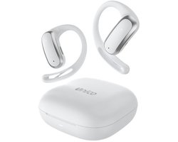 Premium OWS Sport Oordopjes – Bluetooth 5.3 – Open-Ear – Draadloze Headset – Ergonomische Earhooks – Zweetbestendig – 30u Batterij - Wit