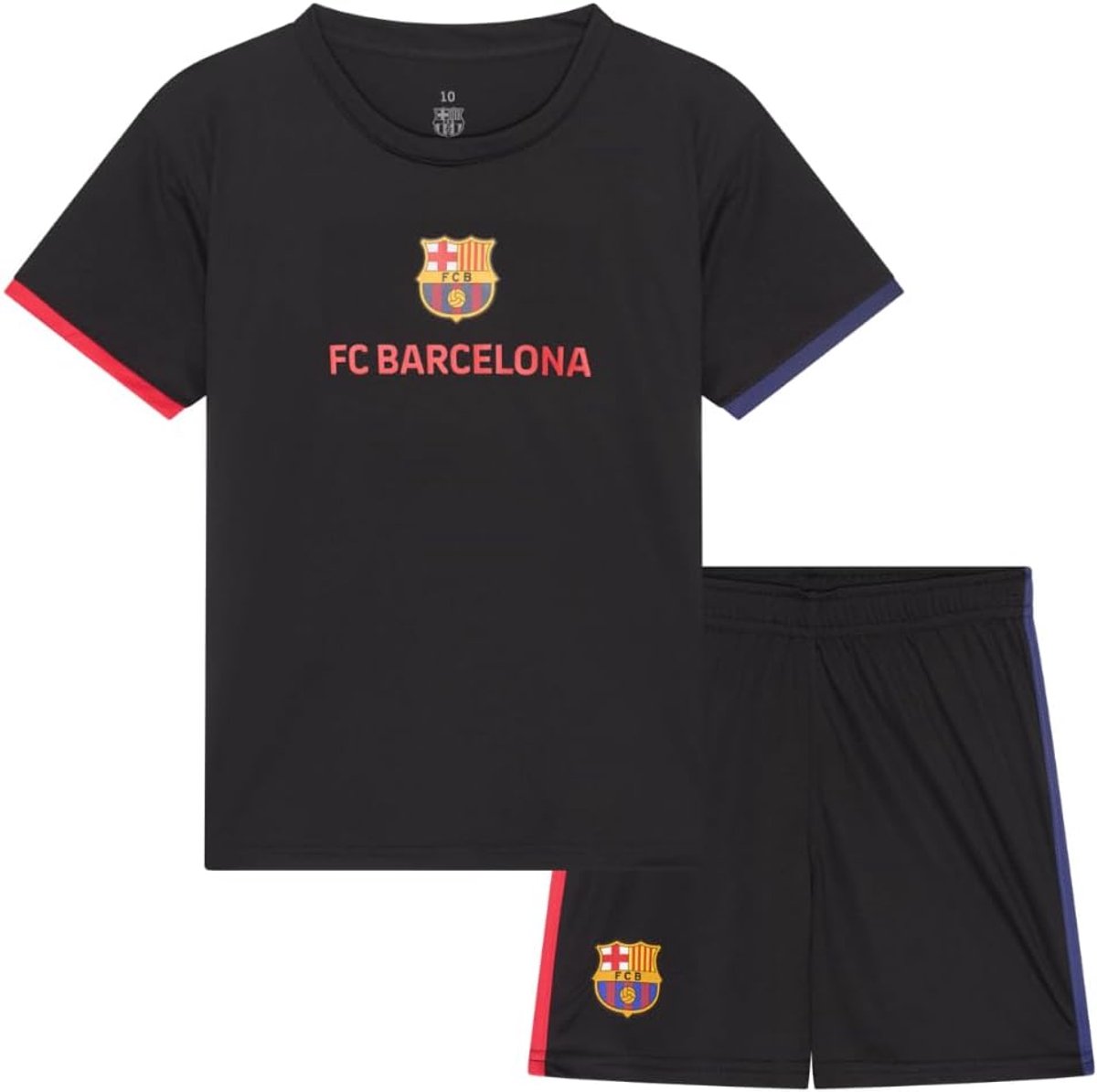Kinder Voetbaltenue - Club Kleding Set - Sporten en Spelen - Officiële Fan Merchandise - Maten 116-164 - Zwart