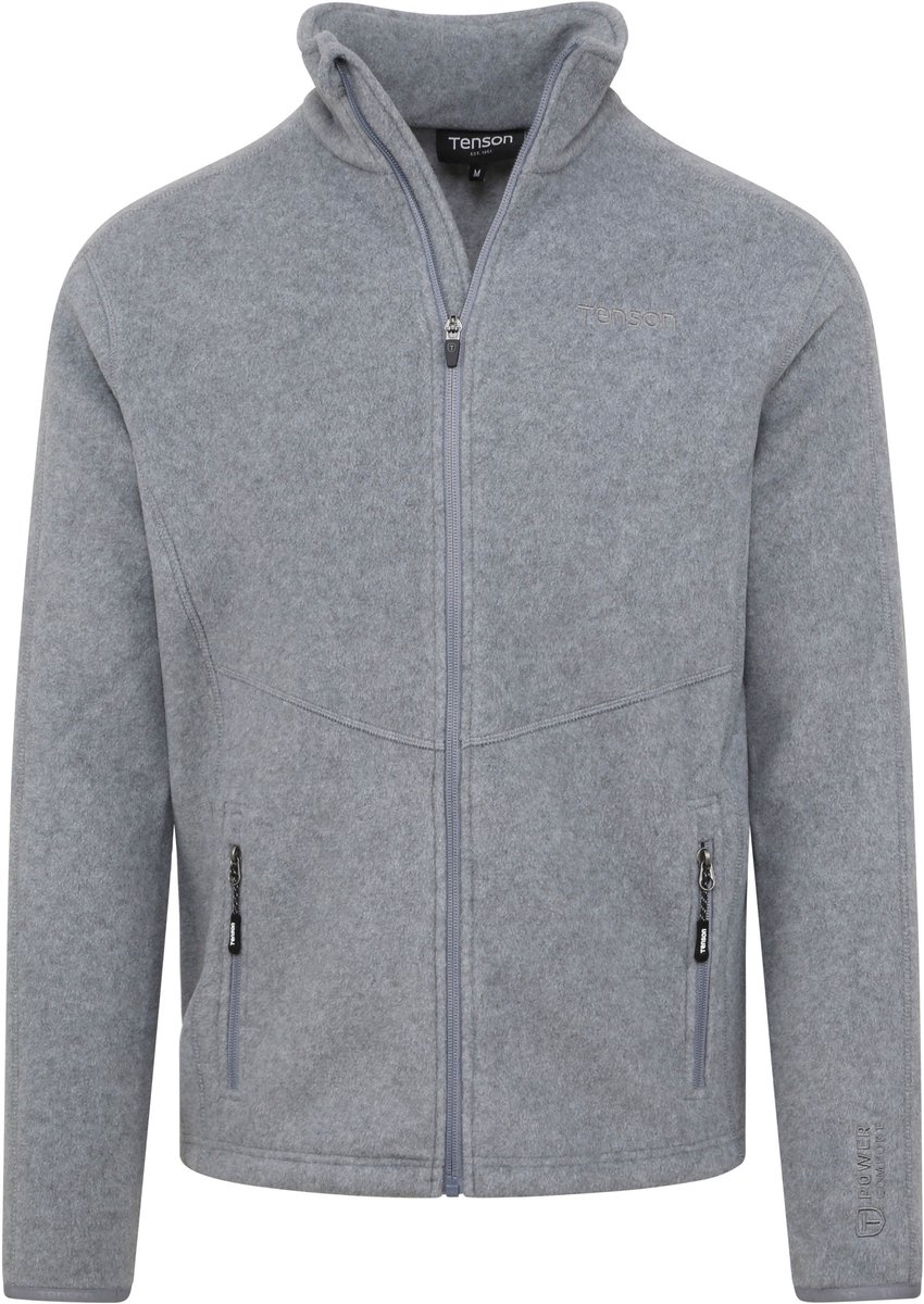 Tenson Miracle Fleece Jack Grijs - Maat 4XL - Heren - Outdoor