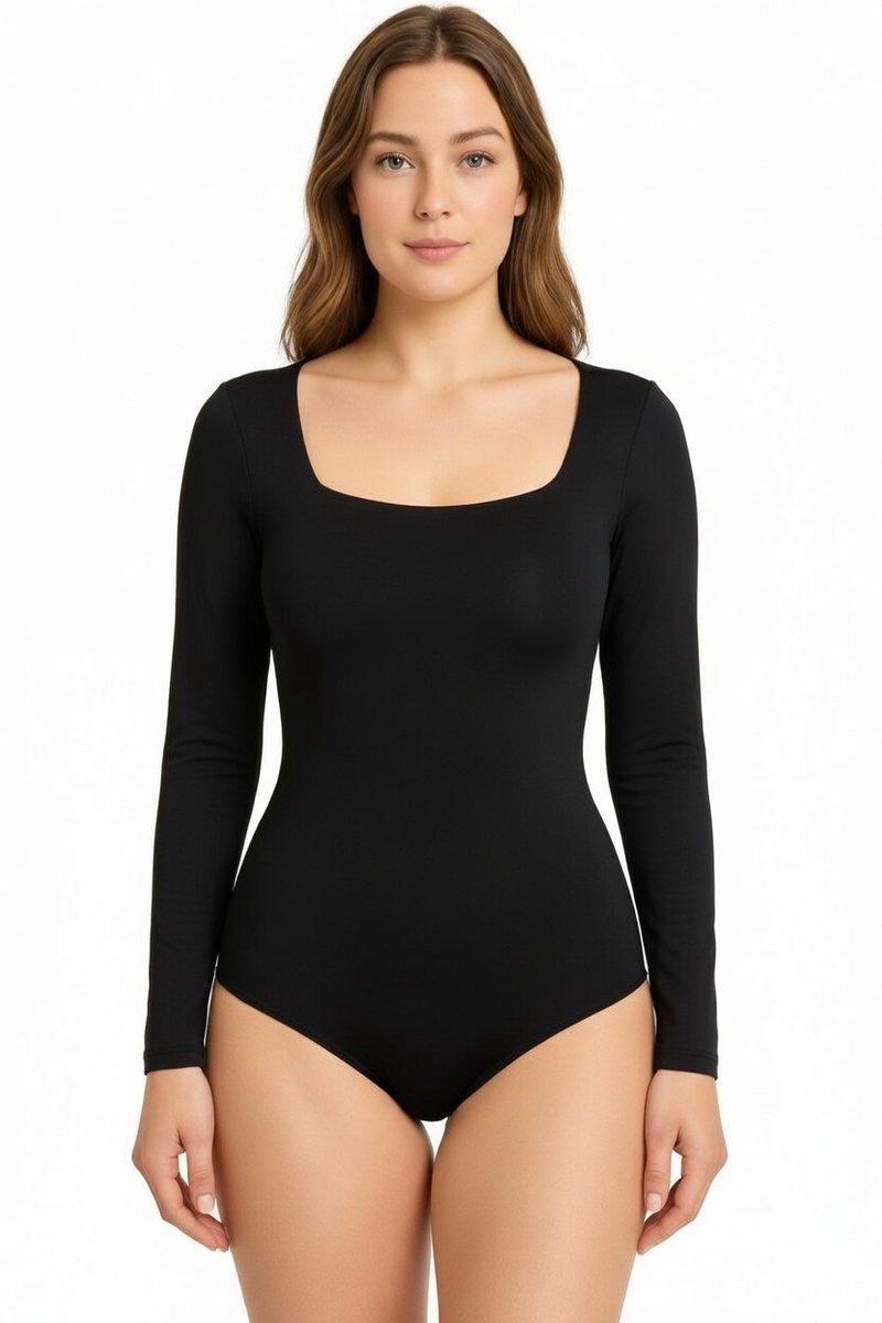 Turnpakje Onyx Navy lange mouw - KV Leotards