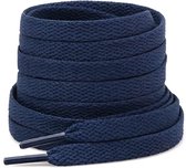 The Kicks Don® Sneaker Veters Plat - 90CM - Donkerblauw