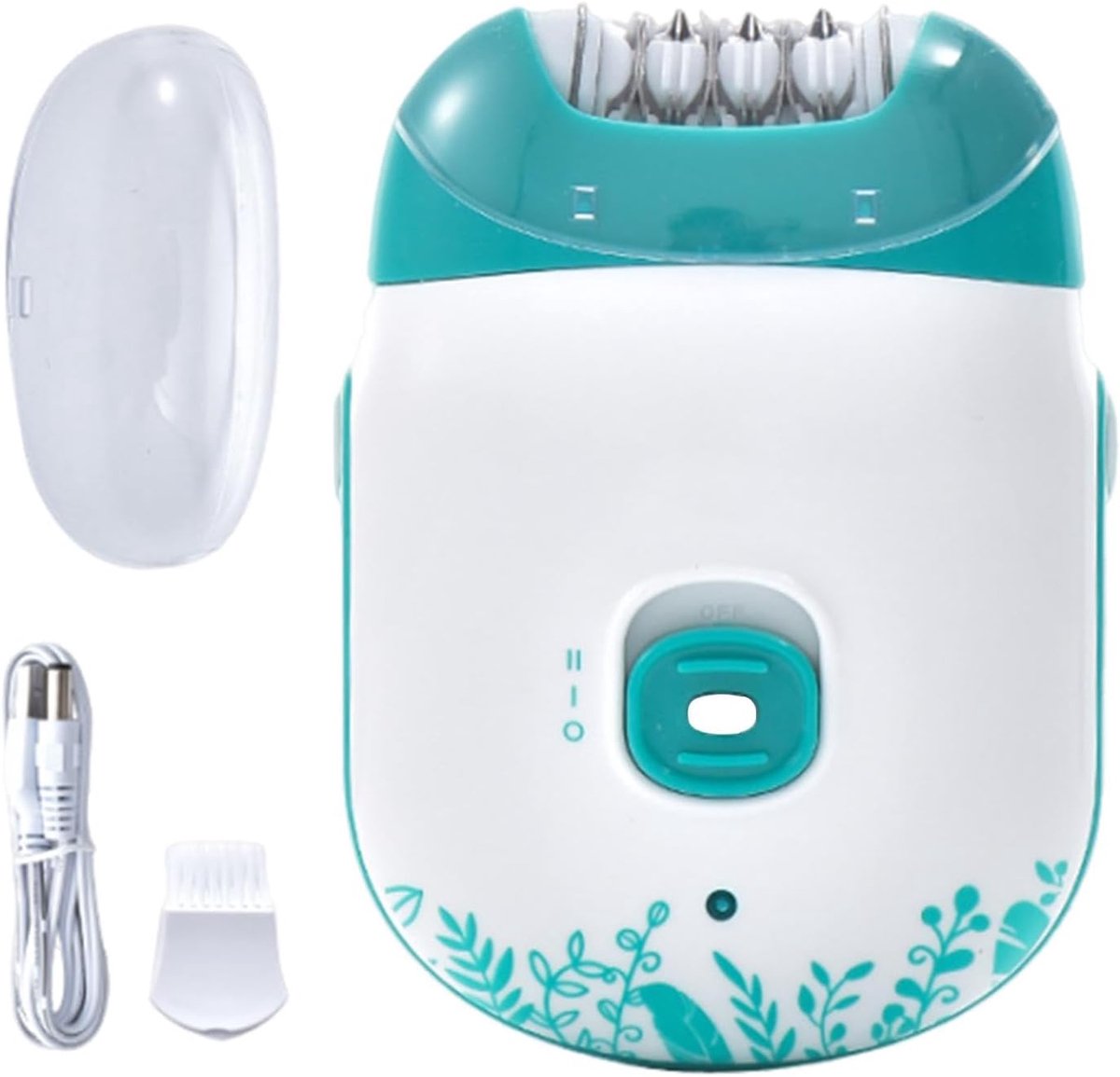 Draadloze Epilator - Gezichts Ontharen - Huidverzorging Thuis - 36 Klemwielen - USB Oplaadbaar