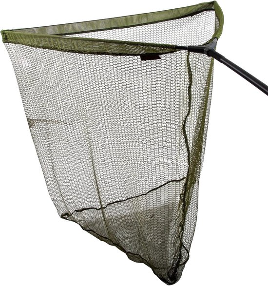 Visvangst Set - Schepnet en Mat - Veilig Vangen - Visvriendelijk Materiaal - 42 inch - Groen van Merkloos — afbeelding 2