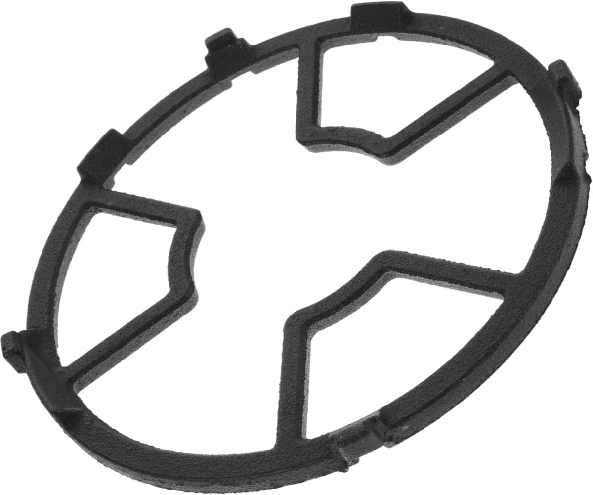 Wok Ondersteuning - Panhouder - Stabiel Koken - Antislip Gietijzer - 18 cm - Zwart