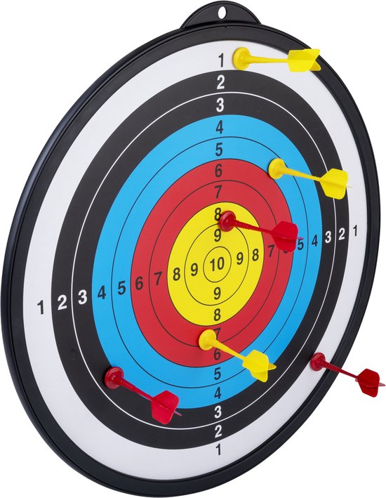 Dubbelzijdig Magnetisch Dartbord met 6 Pijlen – Veilig Dartspel voor Kinderen - Twee-in-één - Engelhart van Engelhart — afbeelding 2