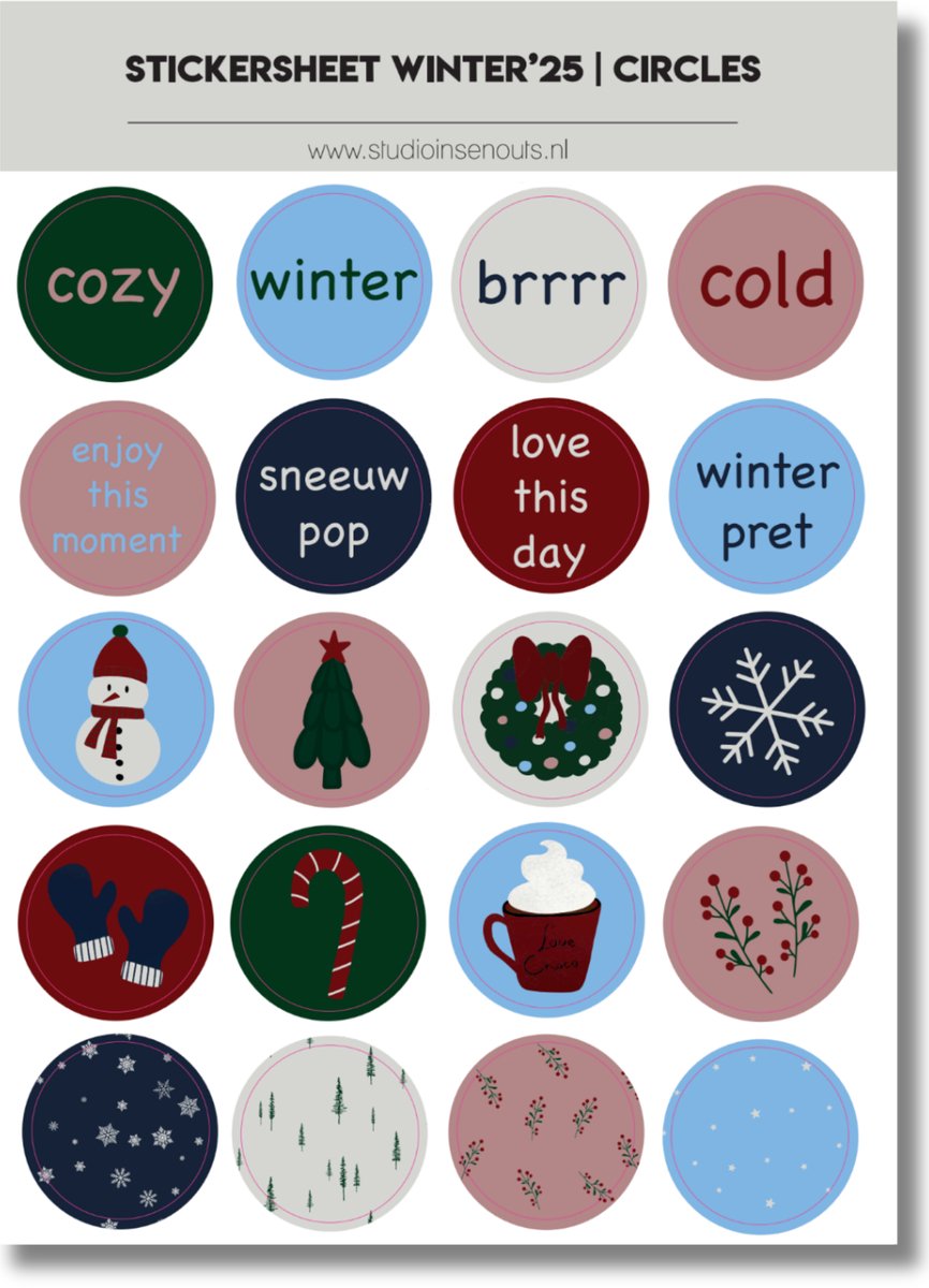 Stickervel Circles | Winter'25