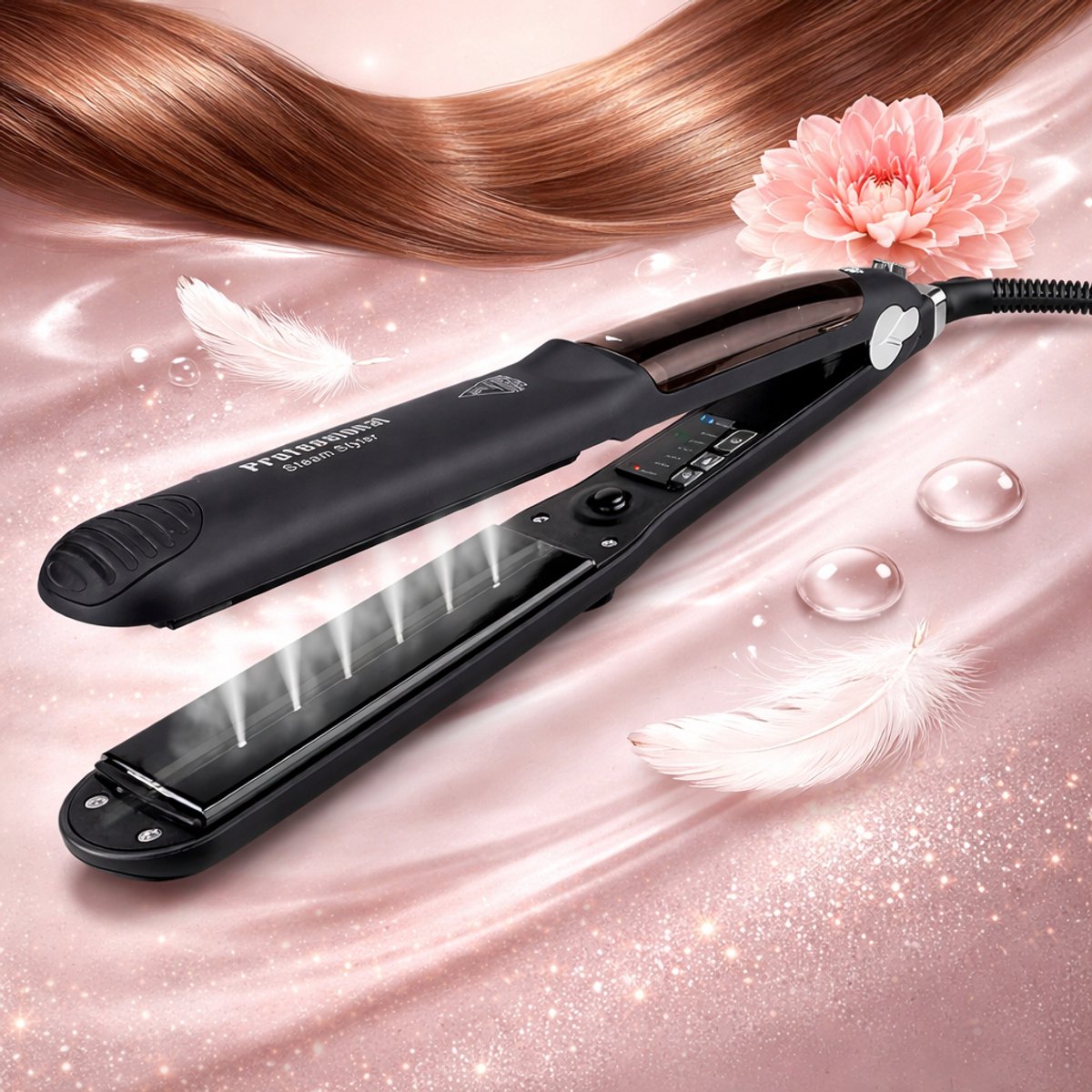 Stoomstijltang Pro Stijltang met Stoomfunctie - afbeelding 2