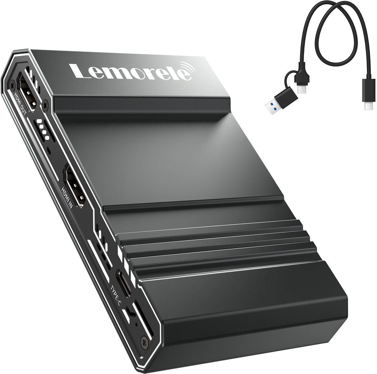 Lemorele AC09 HDMI Capture Card - 4K 60Hz Passthrough - 1080p thumbnail 5