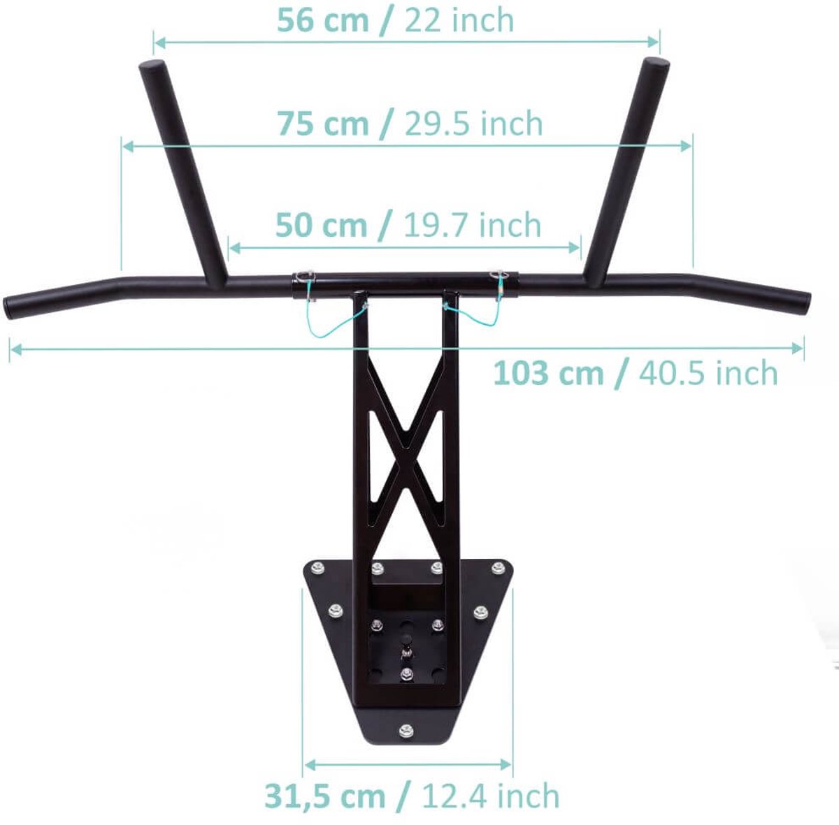 PULLUP & DIP Steel - Mobiele Pull-up & Dip Stang - Binnen & Buiten Gebruik - Voor Bomen, Palen & Muren - Inclusief 35+ Oefeningen eBook thumbnail 4