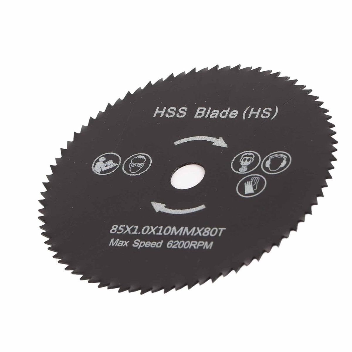 Cirkelzaagblad - Doorslijpschijf - Metaal Plastic Hout Zagen - 80 Scherpe Tanden - 85 Mm Doorsnee 10 Mm Boring