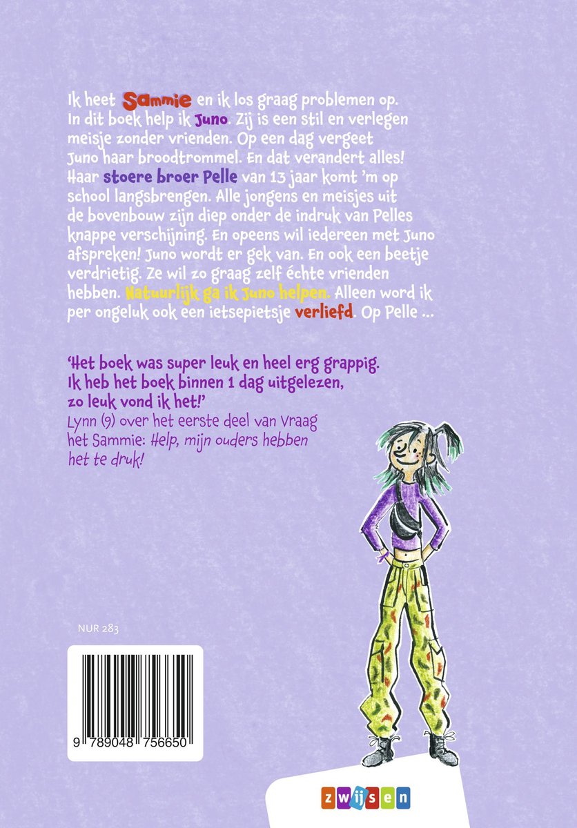 Vraag het Sammie - Help, iedereen is verliefd op mijn broer! - back cover