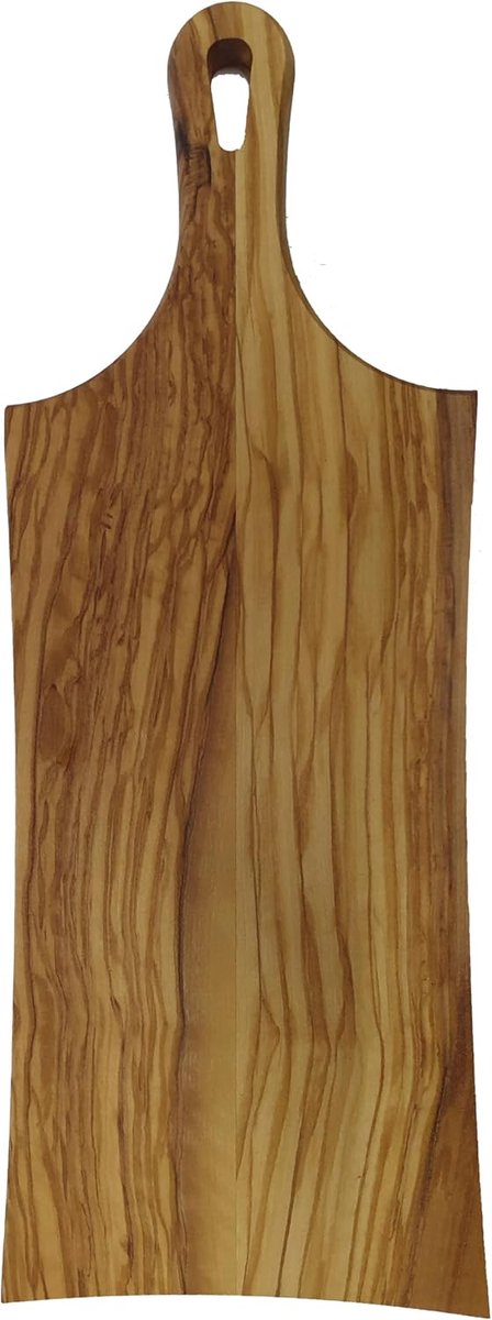 Houten Serveerplank - Snijplank Keuken - Brood Snijden - Afgeronde Rand - 38x14x1.5 cm - Bruin