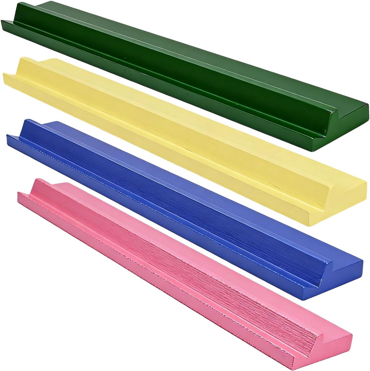 Mahjong Tegelstandaard - Speelorganisator - Kaarten Verticaal Houden - Duurzaam Houten Bord - 44 x 145 x 65 cm - Kleurrijk