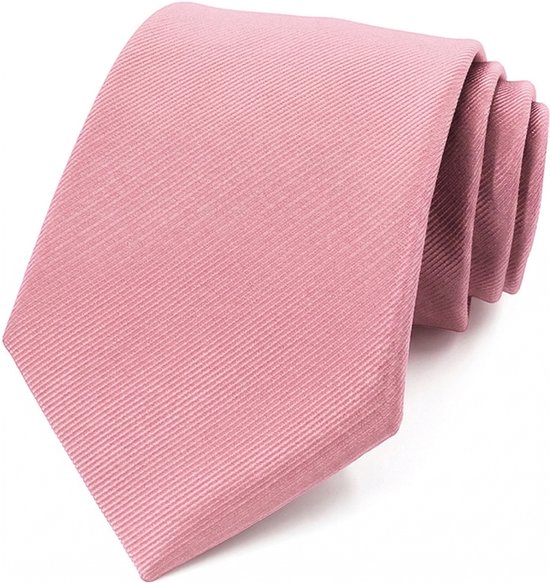 Foto: Sorprese stropdas lichtroze 100 zijde stropdassen voor heren cadeau