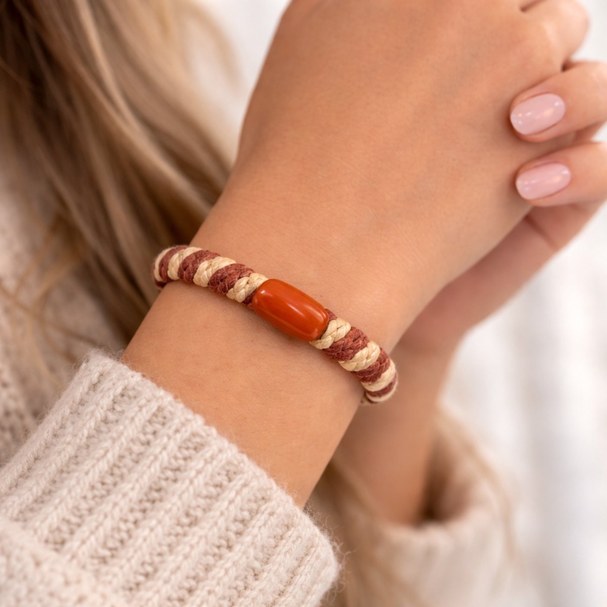 10 x Knekkie Haarelastiekjes met Kraaltje – Elastiek & Armband - Kerst Stijl - Kleur — cadeau in Mode & Accessoires - foto 5