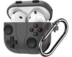 Coverzs Siliconen 'Gamer' hoesje geschikt voor AirPods 4 - Beschermhoesje - Stijlvolle bescherming