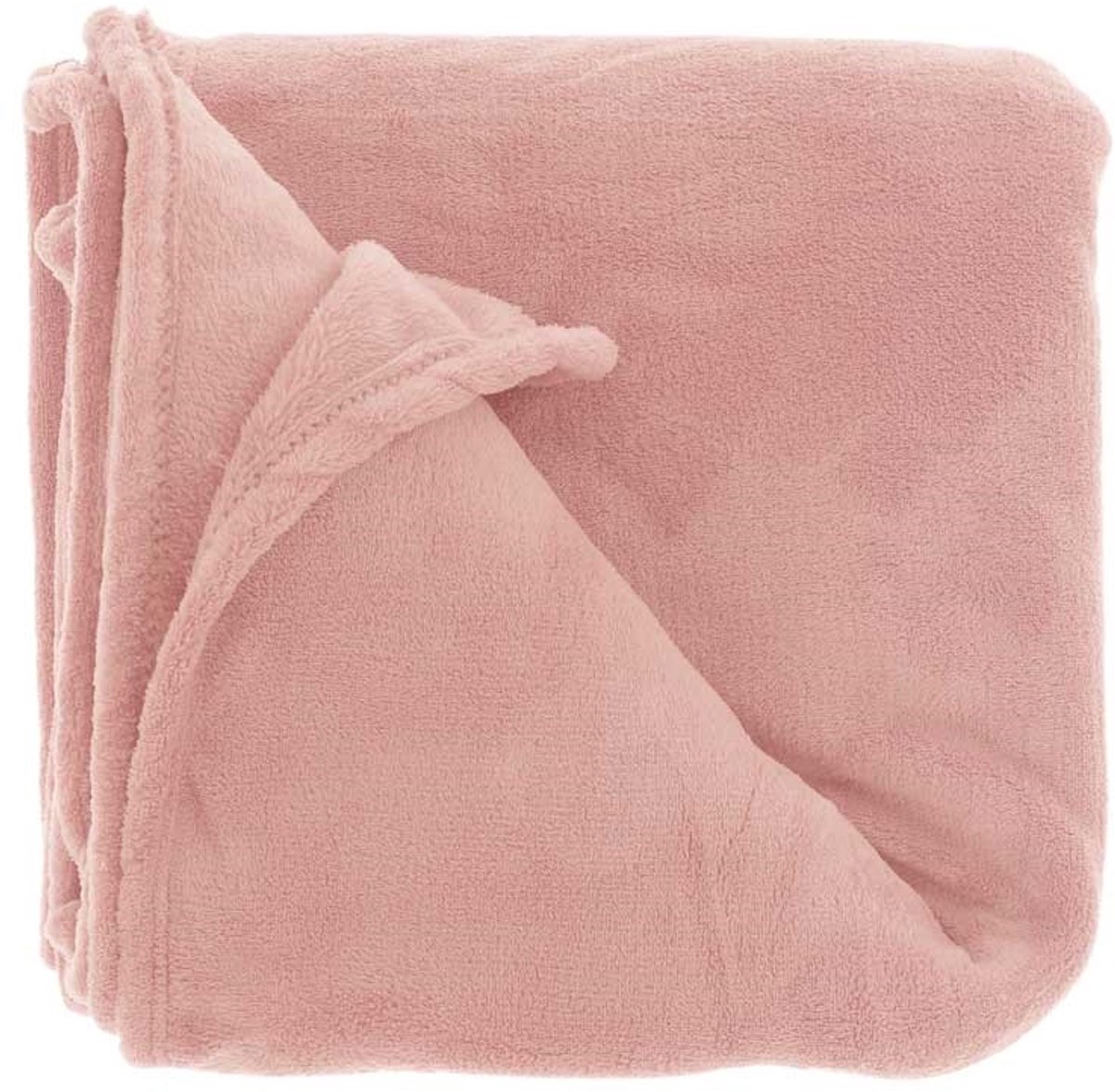 Unique Living Plaid Claudi 130x160cm Old Pink Oud Roze