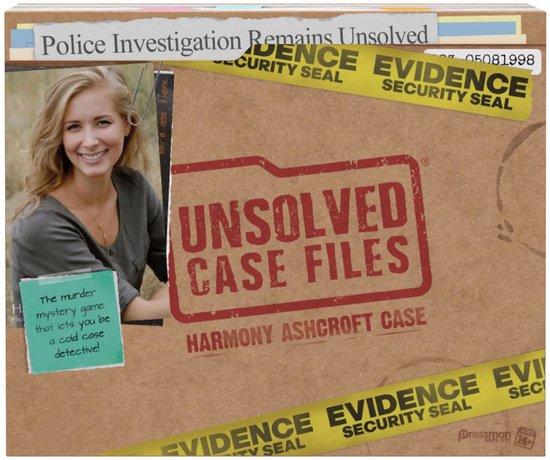 Goliath Unsolved Case Files - Harmony Ashcroft - Escape Game - Familiespel - Denkspel - Kun jij het mysterie oplossen? (Nederlandstalig)