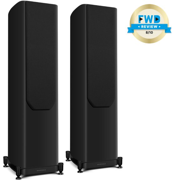 Wharfedale EVO 5.4 Vloerstaande Speakers - Hifi Stereo Set - Passieve Speaker - 3-Weg Luidsprekers - Zwart van Wharfedale — afbeelding 2