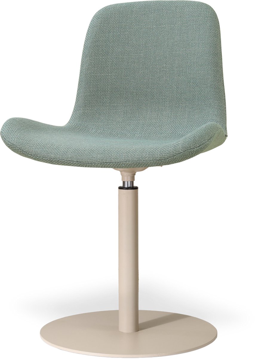 Nolon Niva-Fé Draaibare Tulp Eetkamerstoel Saliegroen - Beige Onderstel - Japandi - Comfor