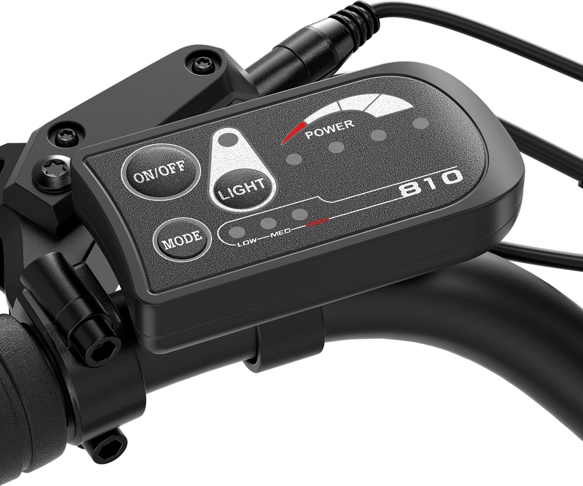 Touroll J1 Pro Elektrische Fiets 36V 15,6Ah 250W - Zwart - Hydraulische Schijfremmen - 100km Bereik - 7 Versnellingen Shimano - afbeelding 3