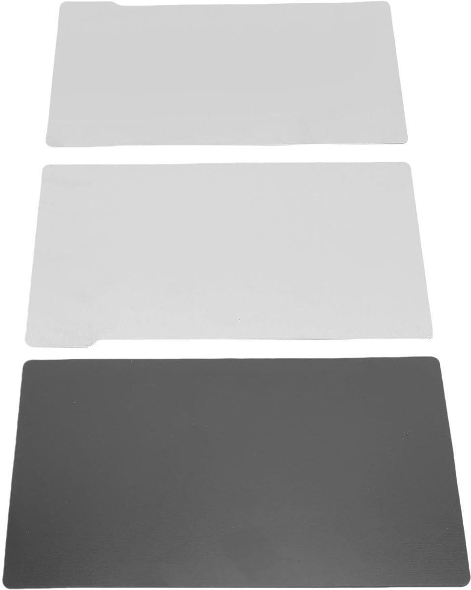 Flexibele Bouwplaat - 3D Printer Onderdeel - Model Verwijderen - Magnetische Basis - 163x90mm