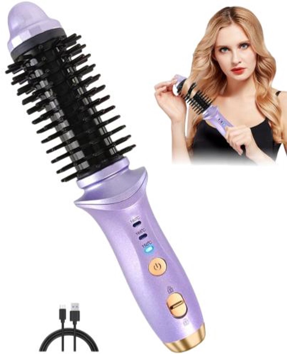 SnapGlow Draadloze 3-in-1 Krultang met 3 Temperatuurinstellingen - SnapGlow - €32,93