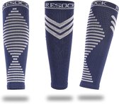 Resock Performance Compressie sleeves –Sport Compressie sleeves- Hardloop sleeves – Ook perfect voor Wandelen, Hardlopen, Padel, Sport, Reizen en Werk – Extra Compressie en Ondersteuning voor Benen en Kuiten