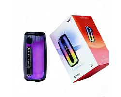 Draadloze Bluetooth Speaker- 360° Lichteffecten-Krachtig Geluid-TWS stereo-verbinding-Bluetooth 5.3-ingang-AUX-ingang-TF-DC- Party Speaker – Geschikt voor Feest, Camping & Thuis
