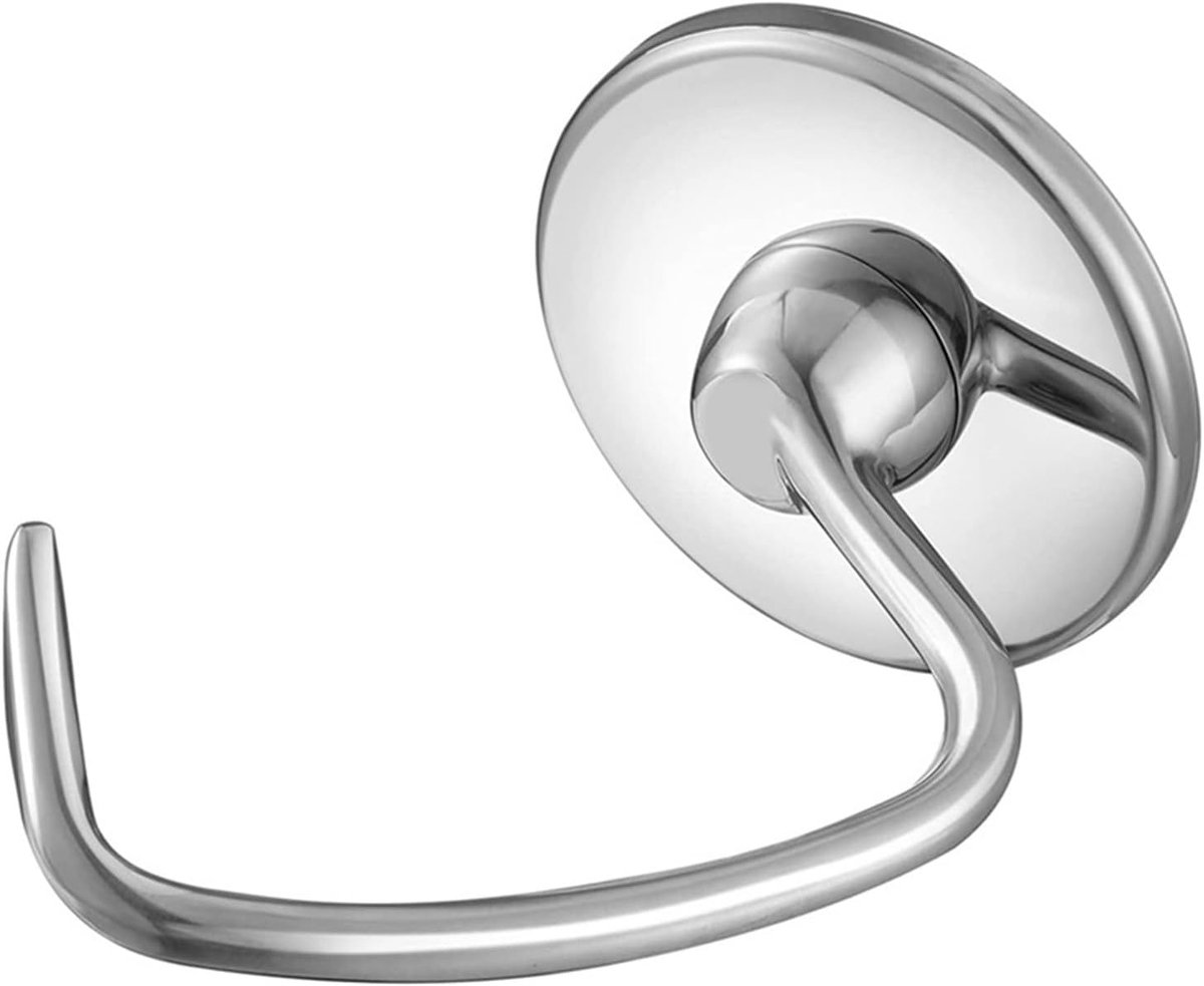 Deeghaak - Mixer Accessoire - Deeg Mengen - Roestvrij Staal - 14.5 x 9.4 cm - Zilver