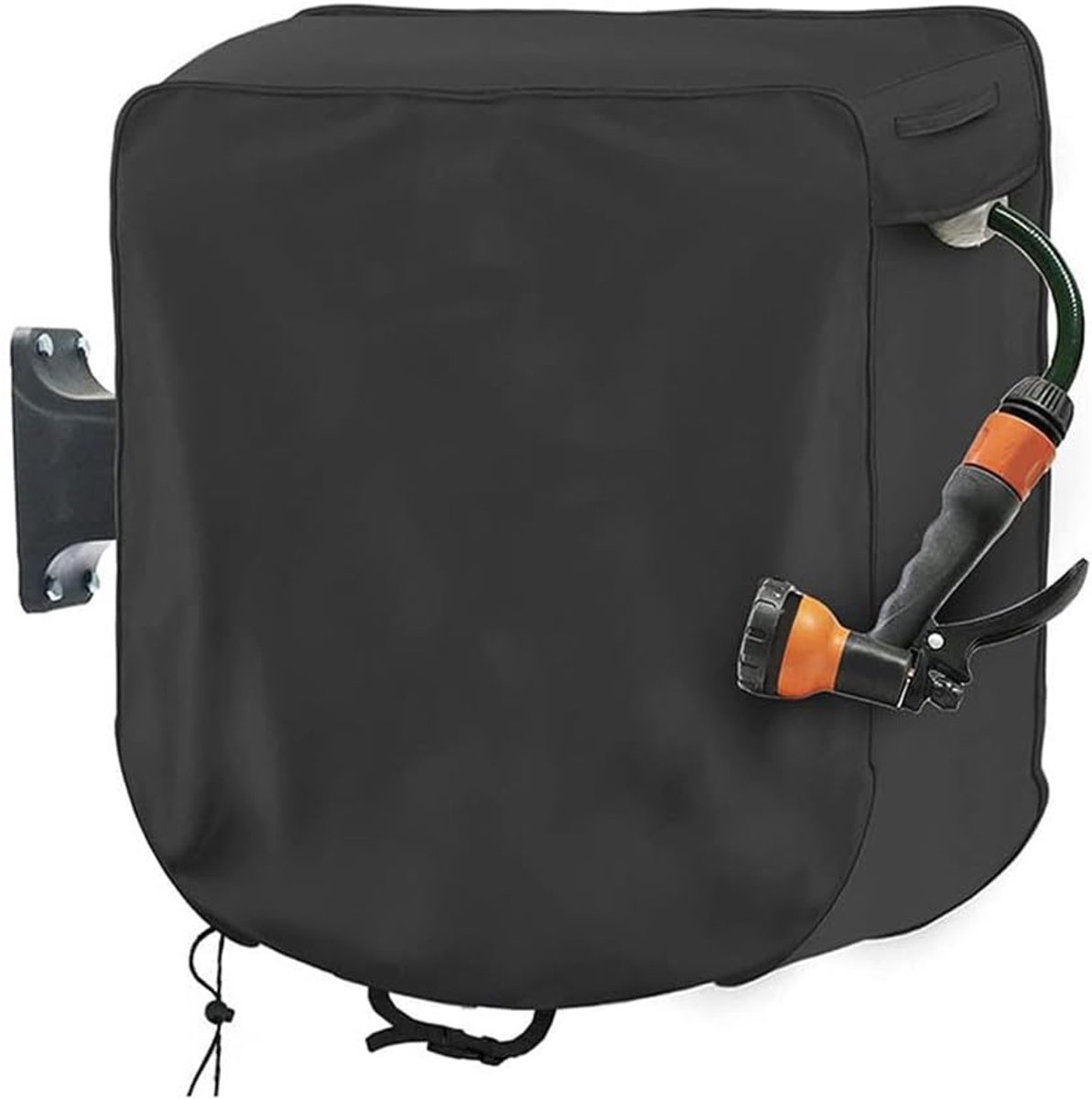 Slangen Cover - Haspel Beschermhoes - Tuin Beschermen - Waterdicht Oxford Materiaal - 60x45x60 cm - Zwart