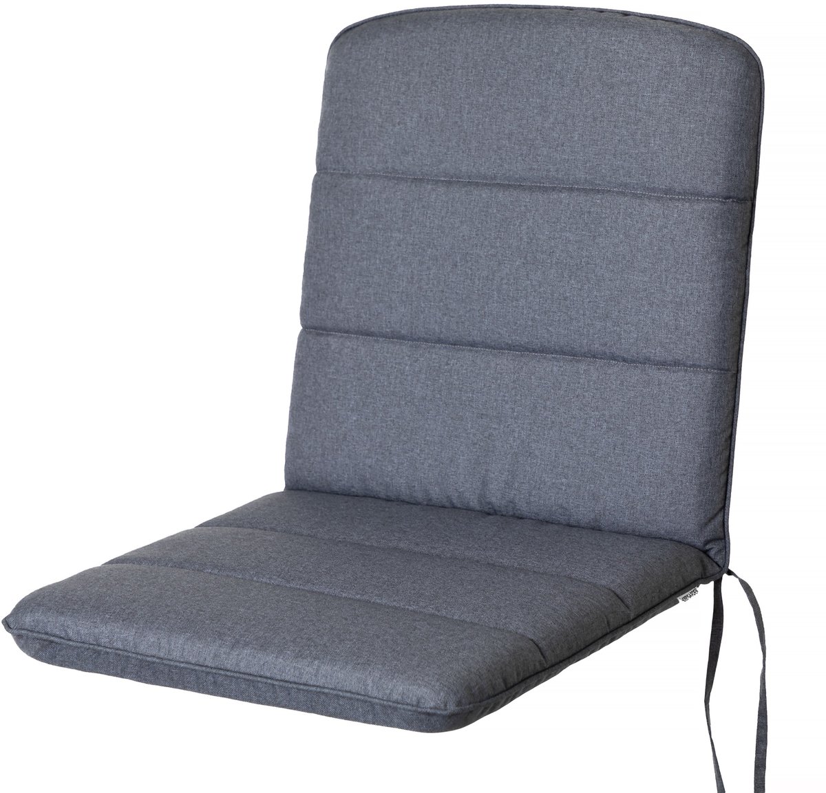 Hobbygarden Tuinstoelkussen Alba Grijsblauw voor Lage Rug Tuinstoelen – Waterafstotend, UV-bestendig en Comfortabel