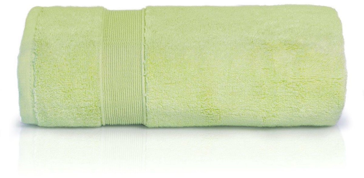 Detexpol Rocco - Handdoek - 50x90 cm - Lichtgroen - 600g/m2