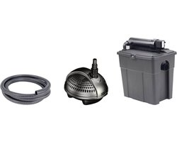 Doorstroomfilter – Doorstroomfilterset – Meerkamerfilter – Vijverfilter – Vijverfilterset – UVC-11W Tegen Algen – Voor Vijvers Tot 8000 Liter Zonder Vissen