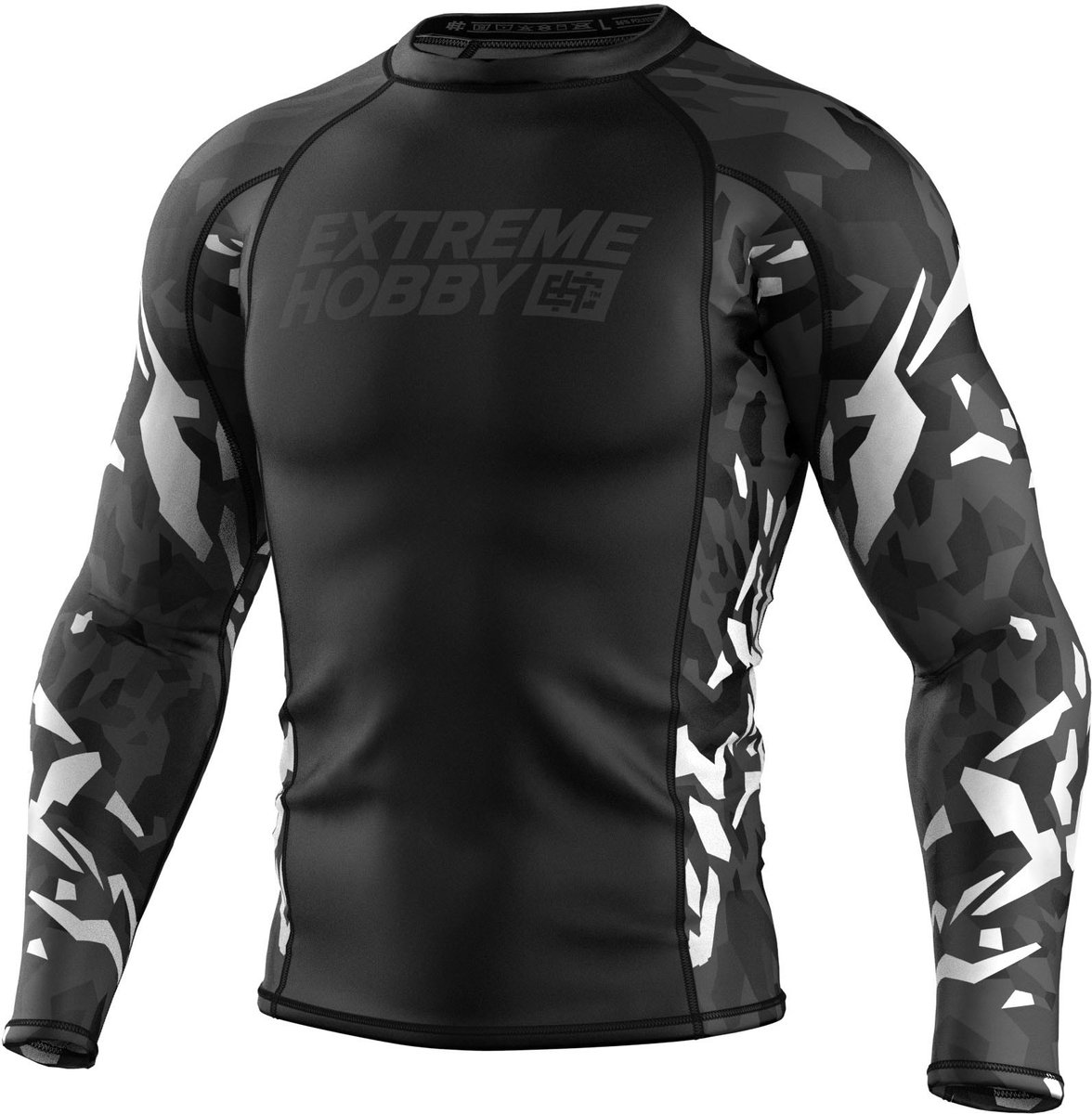 Extreme Hobby Black Panther 2025 Serie - Rashguard - Lange Mouw - Compressie - Snel Droog